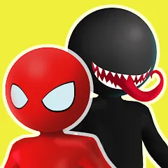 Скачать взлом Stick Hero: Comic Superhero (Стик Хиро)  [МОД Много монет] - стабильная версия apk на Андроид