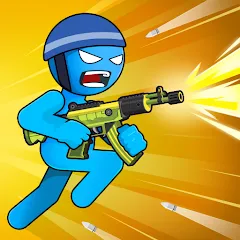 Взломанная Stick Shooter: Battle Game (Стик Шутер)  [МОД Unlocked] - стабильная версия apk на Андроид