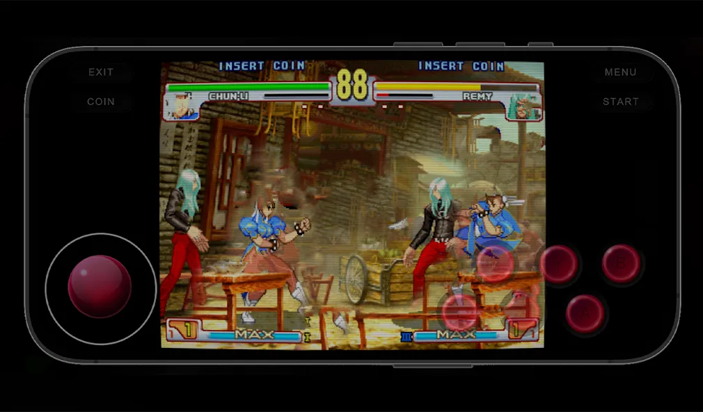 Street game Fighter 90s arcade (стритс оф файтер Аллстар пс4)  [МОД Бесконечные монеты] Screenshot 2