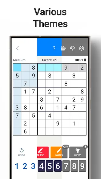 Sudoku Levels: Daily Puzzles  [МОД Unlocked] Screenshot 5