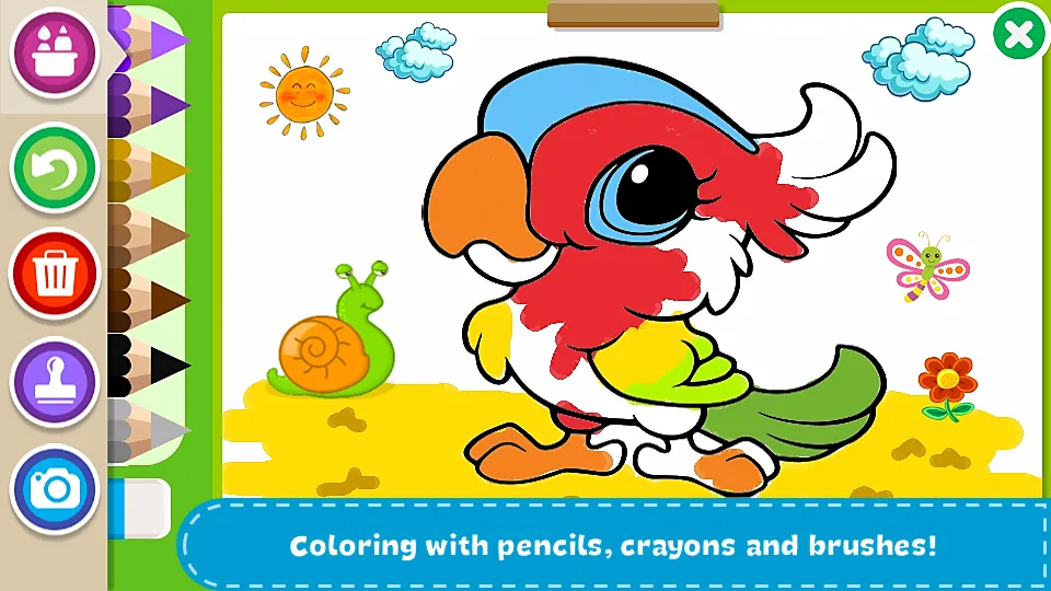 Coloring Book - Kids Paint  [МОД Menu] Screenshot 1