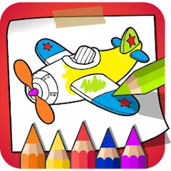 Скачать взломанную Coloring Book - Kids Paint  [МОД Menu] - последняя версия apk на Андроид