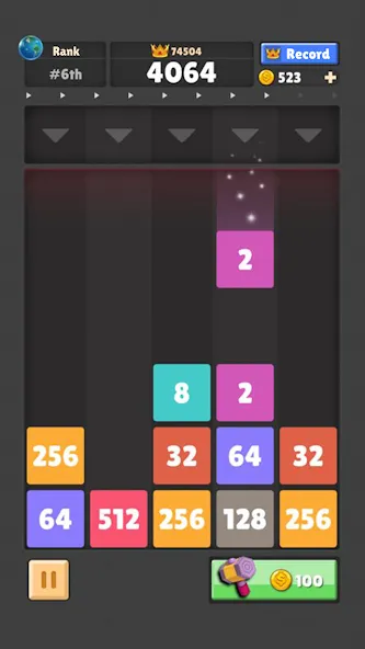 Drop The Number® : Merge Game (Дроп зе Намбер)  [МОД Меню] Screenshot 2