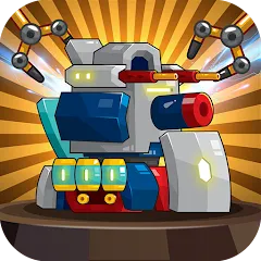 Скачать взломанную Mini Robot Tank : idle (Мини Робот Танк)  [МОД Menu] - стабильная версия apk на Андроид