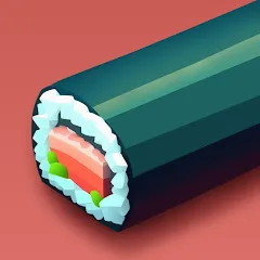 Скачать взлом Sushi Roll 3D - Cooking ASMR (Суши Ролл 3D)  [МОД Много монет] - стабильная версия apk на Андроид