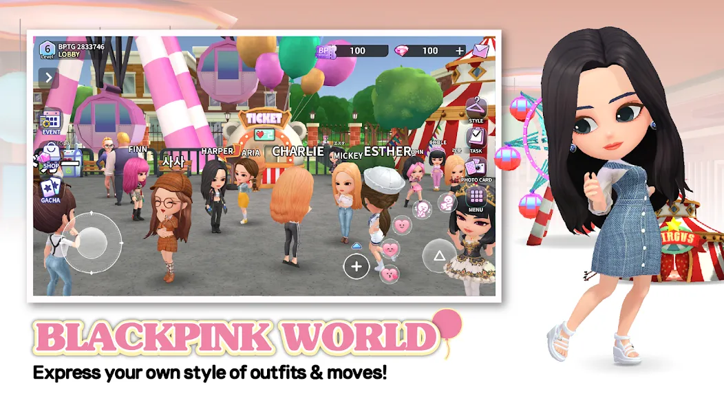 BLACKPINK THE GAME (БЛЭКПИНК ЗЕ ГЕЙМ)  [МОД Mega Pack] Screenshot 5