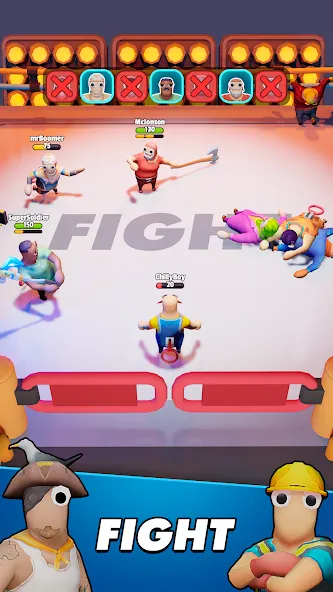 Gang Battle Party: Animals 3D  [МОД Много денег] Screenshot 4