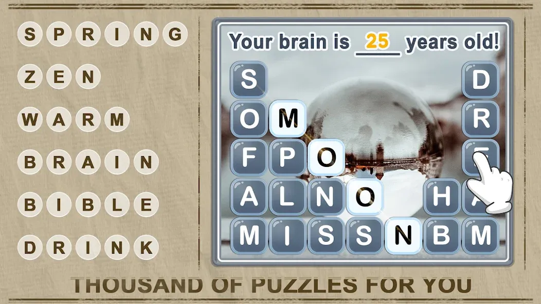 Word Crush - Fun Puzzle Game (Уорд Краш)  [МОД Много денег] Screenshot 3