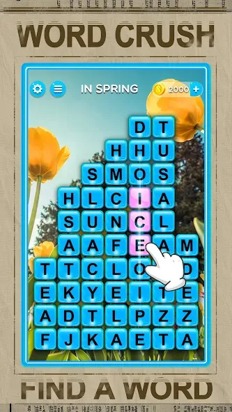 Word Crush - Fun Puzzle Game (Уорд Краш)  [МОД Много денег] Screenshot 4