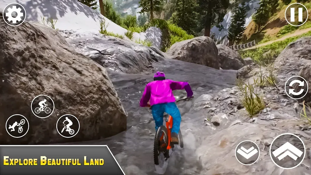 BMX Bicycle Games Offroad Bike  [МОД Menu] Screenshot 1