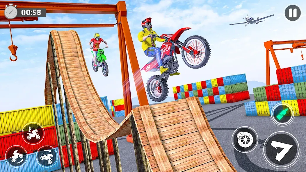 Bike Stunt Race Tricks Master  [МОД Mega Pack] Screenshot 4