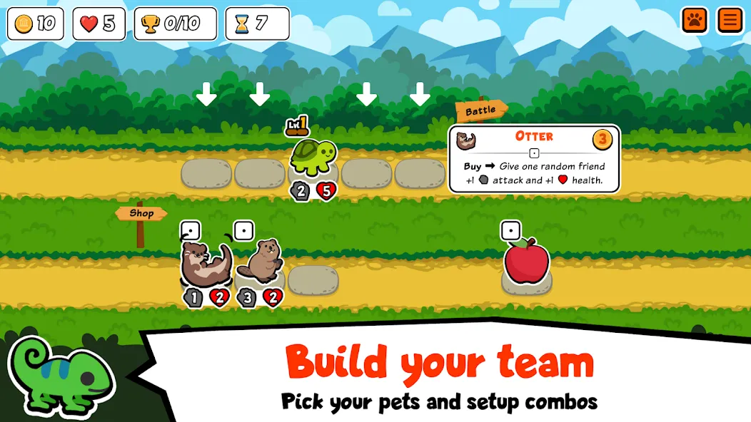 Super Auto Pets (упер Ауто Петс)  [МОД Unlimited Money] Screenshot 1