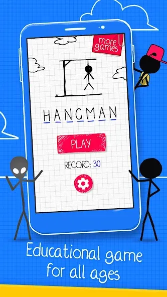 Hangman  [МОД Меню] Screenshot 4