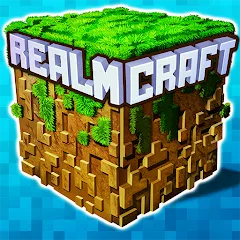 Взломанная Mini Block Craft Realm Craft (РеалмКрафт)  [МОД Menu] - последняя версия apk на Андроид