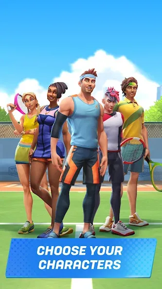 Tennis Clash: Multiplayer Game (Теннис Клаш)  [МОД Бесконечные деньги] Screenshot 5