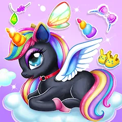 Взломанная Unicorn Dress up Girls Game  [МОД Много денег] - полная версия apk на Андроид