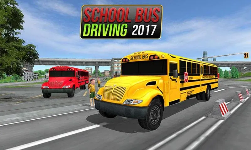 School Bus Driving Game  [МОД Unlocked] Screenshot 1