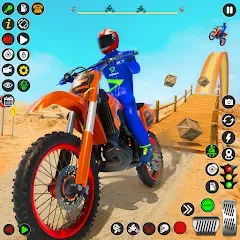 Взломанная Bike Stunt Games Stunt Bike 3D (Байк стант рэмп игра Байк Джамп)  [МОД Бесконечные деньги] - полная версия apk на Андроид