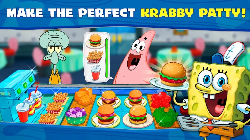 SpongeBob: Krusty Cook-Off  [МОД Все открыто] Screenshot 2