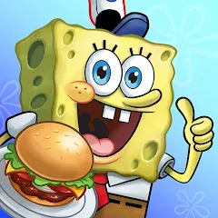 Взломанная SpongeBob: Krusty Cook-Off  [МОД Все открыто] - стабильная версия apk на Андроид