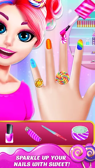 DIY Candy Makeup-Beauty Salon (ДИУАИ Мейкап)  [МОД Много денег] Screenshot 3