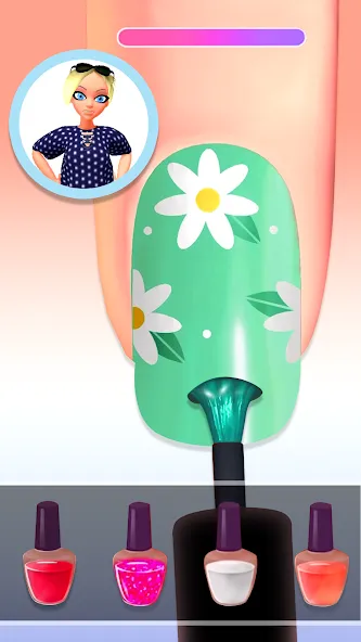 Nail Salon 3D  [МОД Много монет] Screenshot 4