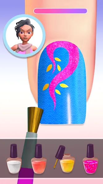 Nail Salon 3D  [МОД Много монет] Screenshot 5