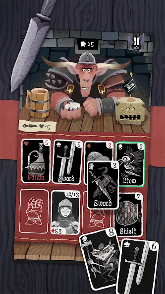 Card Crawl (Кард Кролл)  [МОД Много денег] Screenshot 1