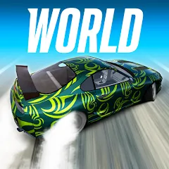 Взломанная Drift Max World - Racing Game (Дрифт Макс Ворлд)  [МОД Бесконечные монеты] - последняя версия apk на Андроид