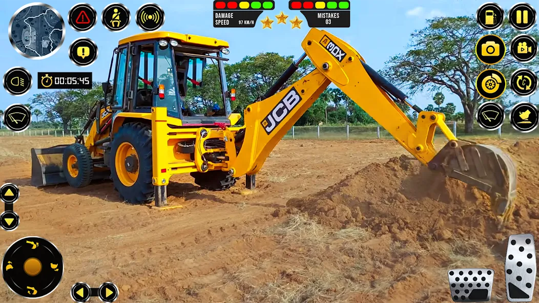 JCB Excavator Construction 3D  [МОД Много монет] Screenshot 2