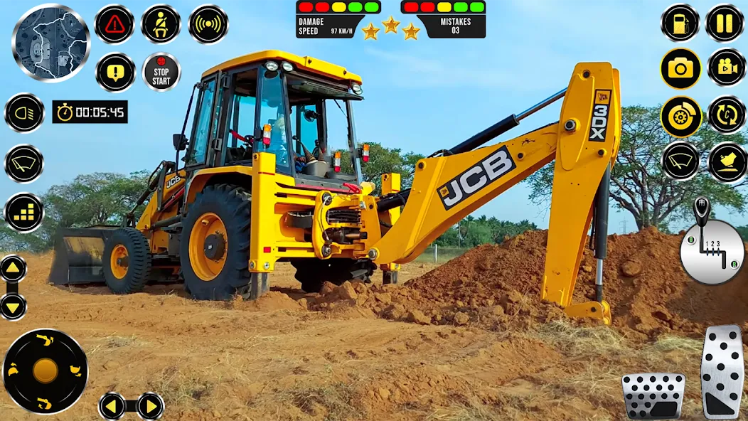 JCB Excavator Construction 3D  [МОД Много монет] Screenshot 5