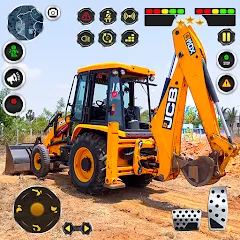 Скачать взлом JCB Excavator Construction 3D  [МОД Много монет] - полная версия apk на Андроид