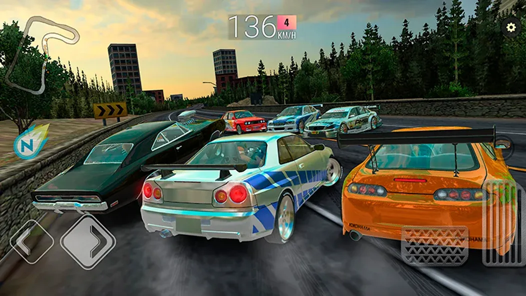 Racing in Car - Multiplayer (Рейсинг ин Кар)  [МОД Много монет] Screenshot 5