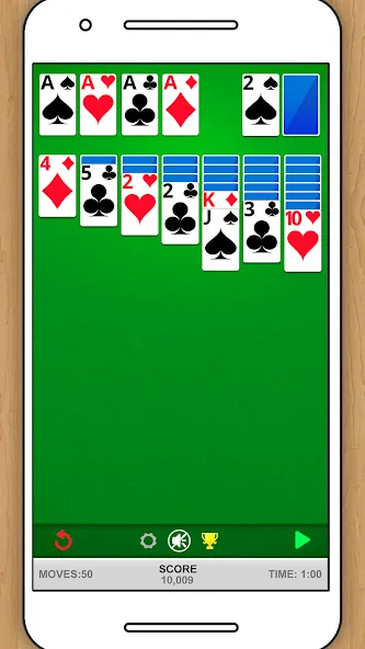 SOLITAIRE CLASSIC CARD GAME  [МОД Много денег] Screenshot 1