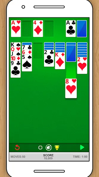 SOLITAIRE CLASSIC CARD GAME  [МОД Много денег] Screenshot 2