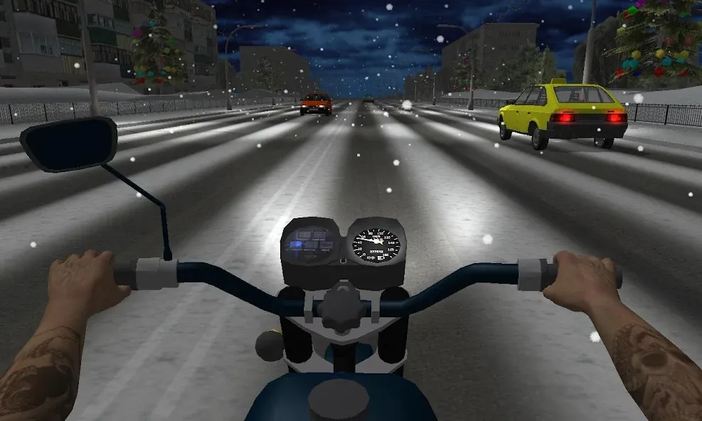 Russian Moto Traffic Rider 3D  [МОД Unlocked] Screenshot 5