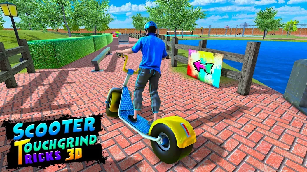 BMX Air Skate Scooter Tricks  [МОД Много монет] Screenshot 5