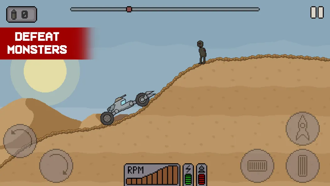 Death Rover: Space Zombie Race (Дэт Ровер)  [МОД Меню] Screenshot 2