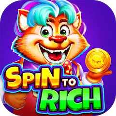 Скачать взломанную Spin To Rich - Vegas Slots (Спин Ту Рич)  [МОД Много денег] - стабильная версия apk на Андроид