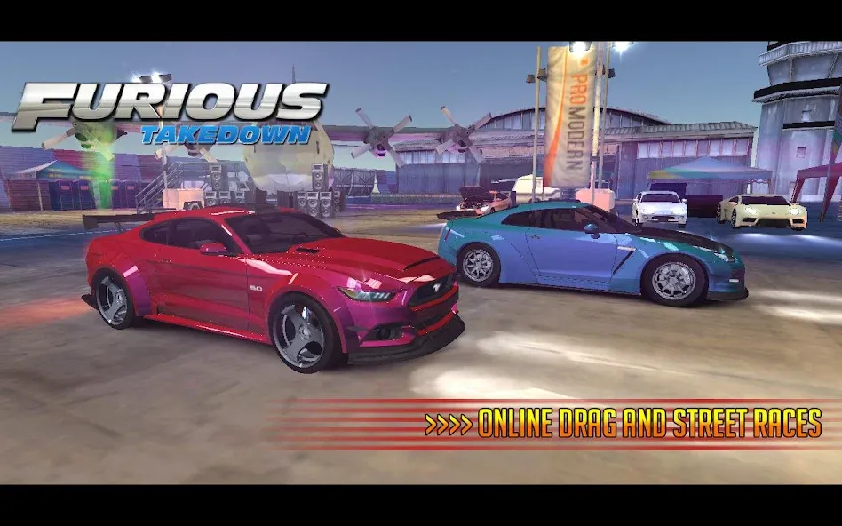 Furious: Takedown Racing (Фьюриъс)  [МОД Меню] Screenshot 2