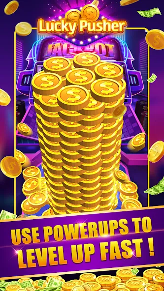 Lucky Cash Pusher Coin Games (Лаки Кэш Пушер Коин Геймс)  [МОД Много монет] Screenshot 1