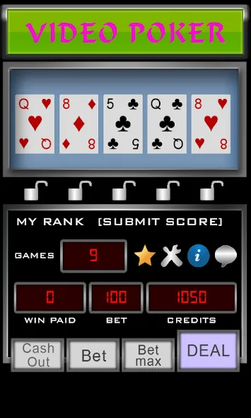 Video Poker (Видео Покер)  [МОД Меню] Screenshot 3