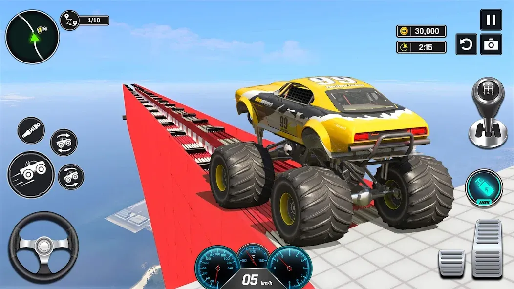 Monster Truck Games- Car Games  [МОД Unlimited Money] Screenshot 3