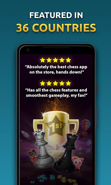 Chess Stars Multiplayer Online (Чесс Старс)  [МОД Menu] Screenshot 1