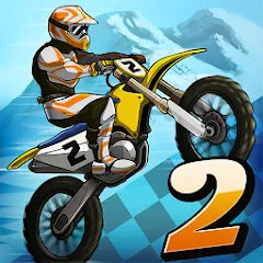 Скачать взлом Mad Skills Motocross 2 (Мад Скилс Мотокросс 2)  [МОД Unlocked] - полная версия apk на Андроид