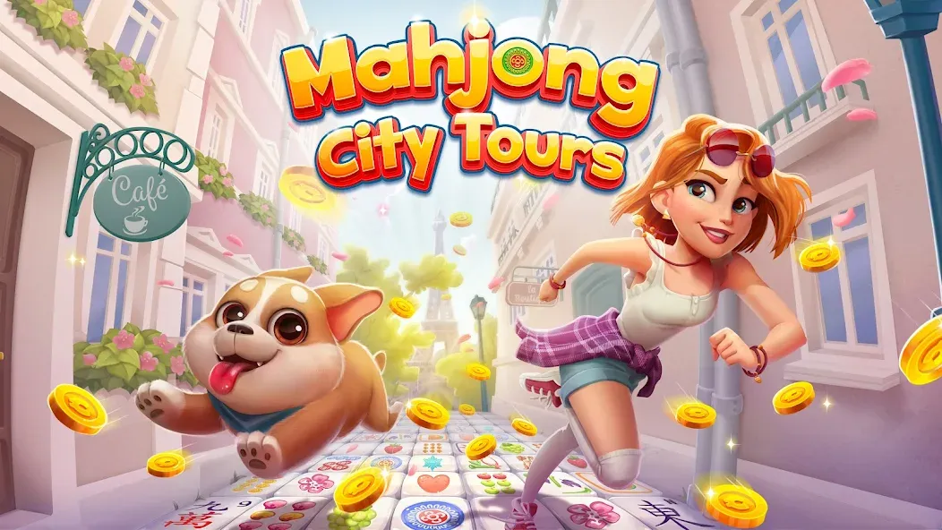 Mahjong City Tours: Tile Match (Маджонг Сити Турс)  [МОД Mega Pack] Screenshot 1