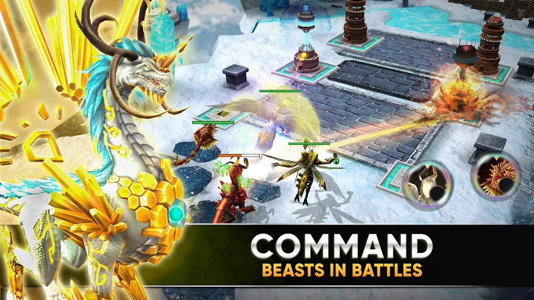 Clash of Beasts: Tower Defense (Клэш оф Бистс)  [МОД Unlocked] Screenshot 2