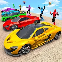 Взлом Mega Ramp Car Games Car Stunts  [МОД Меню] - полная версия apk на Андроид