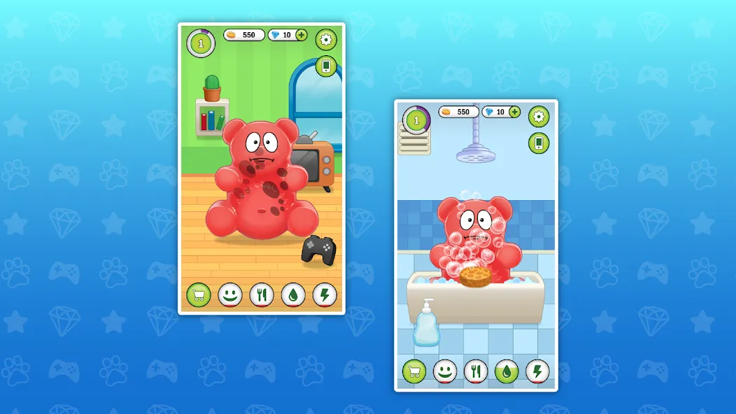 My Jelly Bear Pet  [МОД Unlimited Money] Screenshot 1