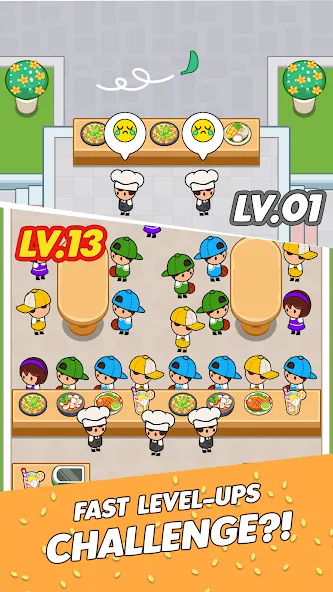 Food Fever: Restaurant Tycoon (Фуд Фивер)  [МОД Много денег] Screenshot 1